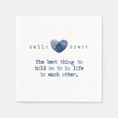 Empfang Napkin Serviette (Vorderseite)