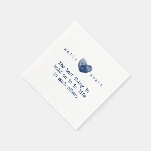 Empfang Napkin Serviette (Ecke)