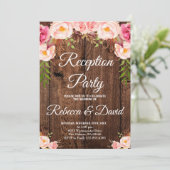 Empfang Party, Empfang Abendessen Einladung (Stehend Vorderseite)