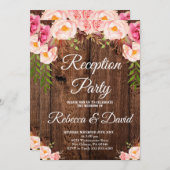 Empfang Party, Empfang Abendessen Einladung (Vorne/Hinten)