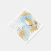 Empfang Personalisierter Shorebird Beach Gefallen Serviette (Ecke)