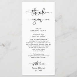 Empfang Place Einstellung Vielen Dank, Schwarze Sc Programm