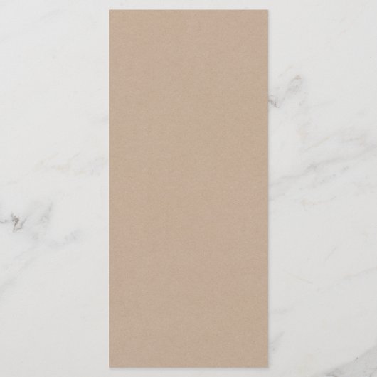 Empfang Platzierung Danke, Kraft Cards Programm (Rückseite)