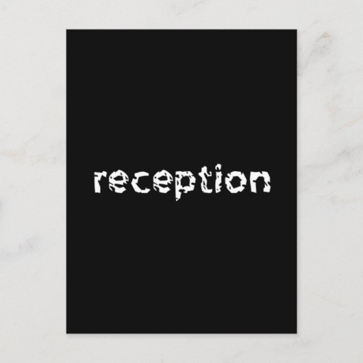 Empfang Postkarte (Vorderseite)
