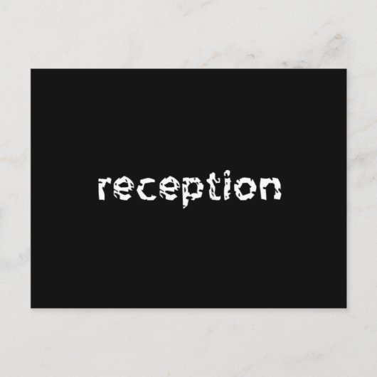 Empfang Postkarte (Vorderseite)