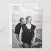 Empfang Schedule Mr. and Mrs. Palfrey Einladung (Rückseite)