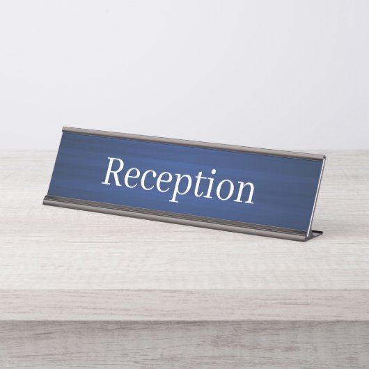 Empfang-Schreibtisch Schreibtischnamensplakette (Vorderseite )