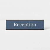Empfang-Schreibtisch Schreibtischnamensplakette (Vorderseite )