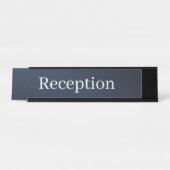 Empfang-Schreibtisch Schreibtischnamensplakette (Vorderseite )