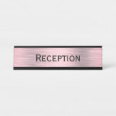 Empfang Schreibtischnamensplakette (Vorderseite )