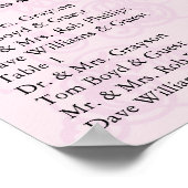 Empfang Seekarte Lilac Poster (Ecke)