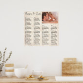 Empfang-Sitzdiagramm Poster (Küche)