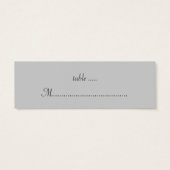 Empfang-Sitzkarten oder Hochzeitskarten für Platzk (Rückseite)