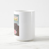 Empfang, Sonnenblumen, Donuts und Kaffee Kaffeetasse (Mittel)