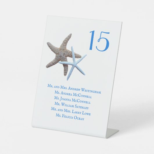 Empfang Tischsitze Stangen aus dem Erdmeer Sockelschild (Vorderseite)