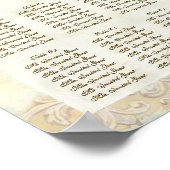 Empfang-Tischübersicht, Seepferdküste Poster (Ecke)