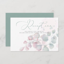 EMPFANG | Trendy Watercolor Eucalyptus Foliage Einladung