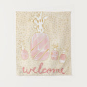 Empfang von Ananas Wandteppich (Vorderseite)