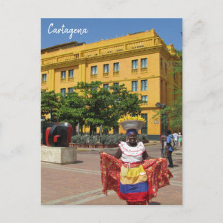Empfang von Cartagena Postkarte