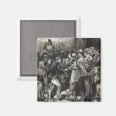 Empfang von Louis Philippe bei Windsor Castle Magnet (Vorderseite/Rückseite)