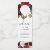 Empfang von Radiant Bloom Flaschenanhänger (Vorderseite)