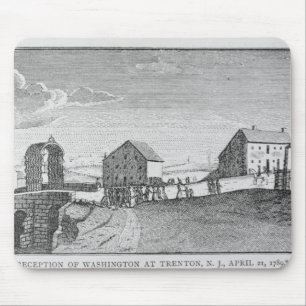 Empfang von Washington in Trenton, New-Jersey Mousepad