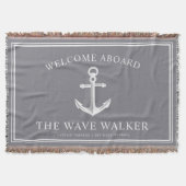 Empfang von Wasserfahrzeugen| Grau und Weiß Decke (Vorderseite)