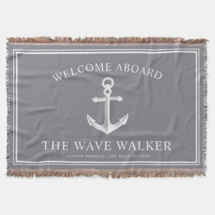 Empfang von Wasserfahrzeugen  Grau und Weiß Decke