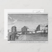 Empfang Washington in Trenton, New Jersey Postkarte (Vorne/Hinten)