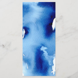 EMPFANG WEDDING MENU stilvolle Marine Aquarell Menükarte