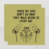 Empfang zur Gedächtnisbeerdigung (Vorne/Hinten)