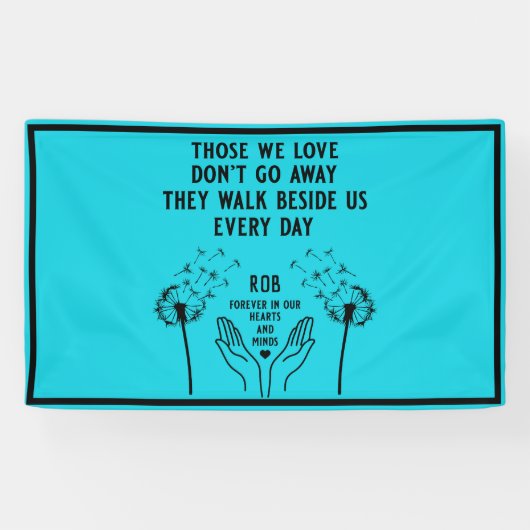 Empfang zur Gedächtnisbeerdigung Banner (Horizontal)