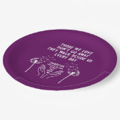 Empfang zur Gedächtnisbeerdigung Pappteller (Schrägansicht)