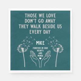 Empfang zur Gedächtnisbeerdigung Serviette