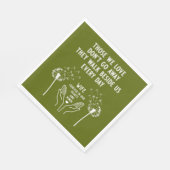 Empfang zur Gedächtnisbeerdigung Serviette (Ecke)