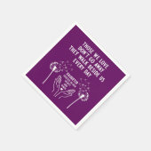 Empfang zur Gedächtnisbeerdigung Serviette (Ecke)