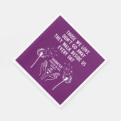 Empfang zur Gedächtnisbeerdigung Serviette (Ecke)