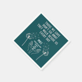 Empfang zur Gedächtnisbeerdigung Serviette (Ecke)