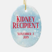 Empfänger einer individuell anpassbaren Transplant Keramik Ornament (Hinten)