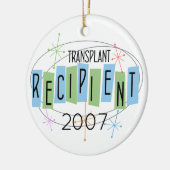 Empfänger einer individuell anpassbaren Transplant Keramik Ornament (Links)
