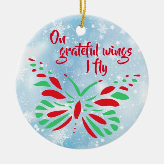 Empfänger einer individuell anpassbaren Transplant Keramik Ornament (Vorne)