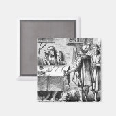 Empfänger von Steuern nach einem Holzschnitt in Pr Magnet (Vorderseite/Rückseite)