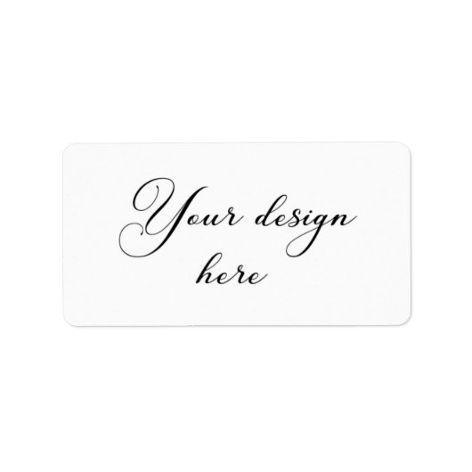 Empfängeradresse Adressaufkleber (Vorne)