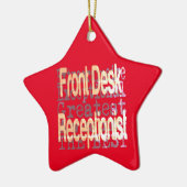 Empfangschef Keramik Ornament (Links)