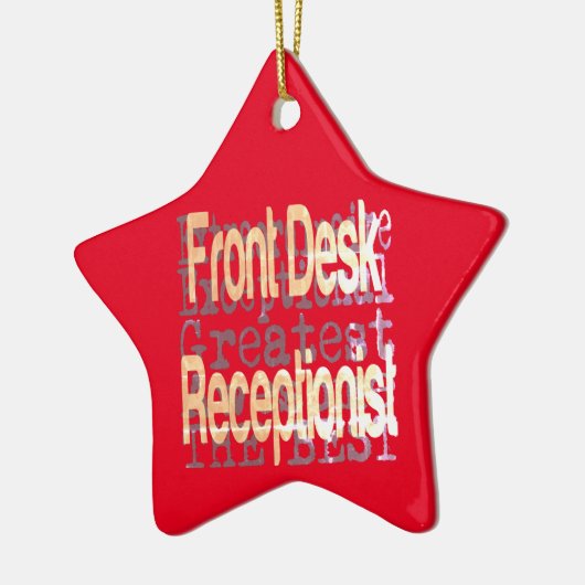 Empfangschef Keramik Ornament (Links)