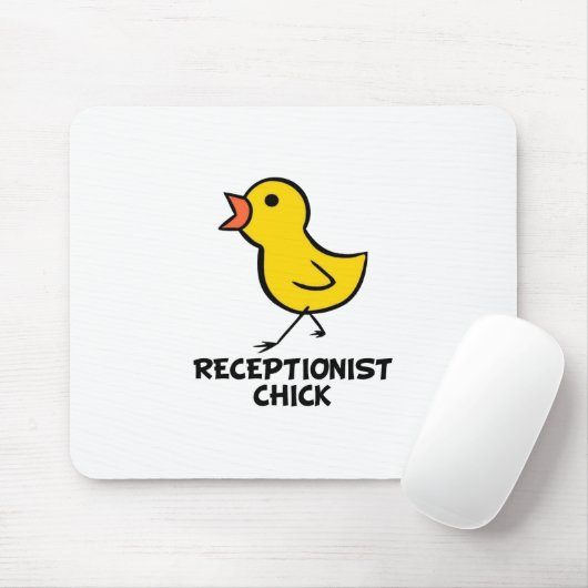 Empfangsdamen-Küken Mousepad (Mit Mouse)