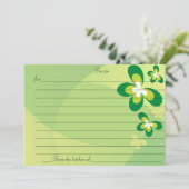 EMPFANGSKARTE (Stehend Vorderseite)