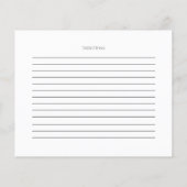 EMPFANGSKARTE | Japanische Zweigstelle Blossom (Rückseite)