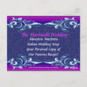 EMPFANGSKARTE POSTKARTE (Rückseite)