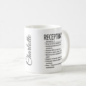 Empfangsmitarbeiter Kaffeetasse (VorderseiteRechts)